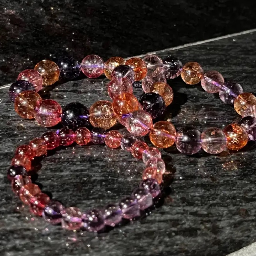 Gorgeous, mixed gemstone bracelets